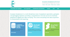 Desktop Screenshot of europeangeophysical.com