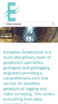 Mobile Screenshot of europeangeophysical.com