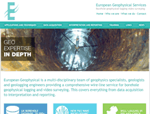 Tablet Screenshot of europeangeophysical.com